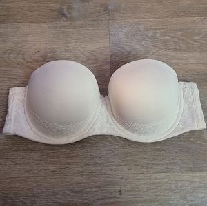 Strapless bra